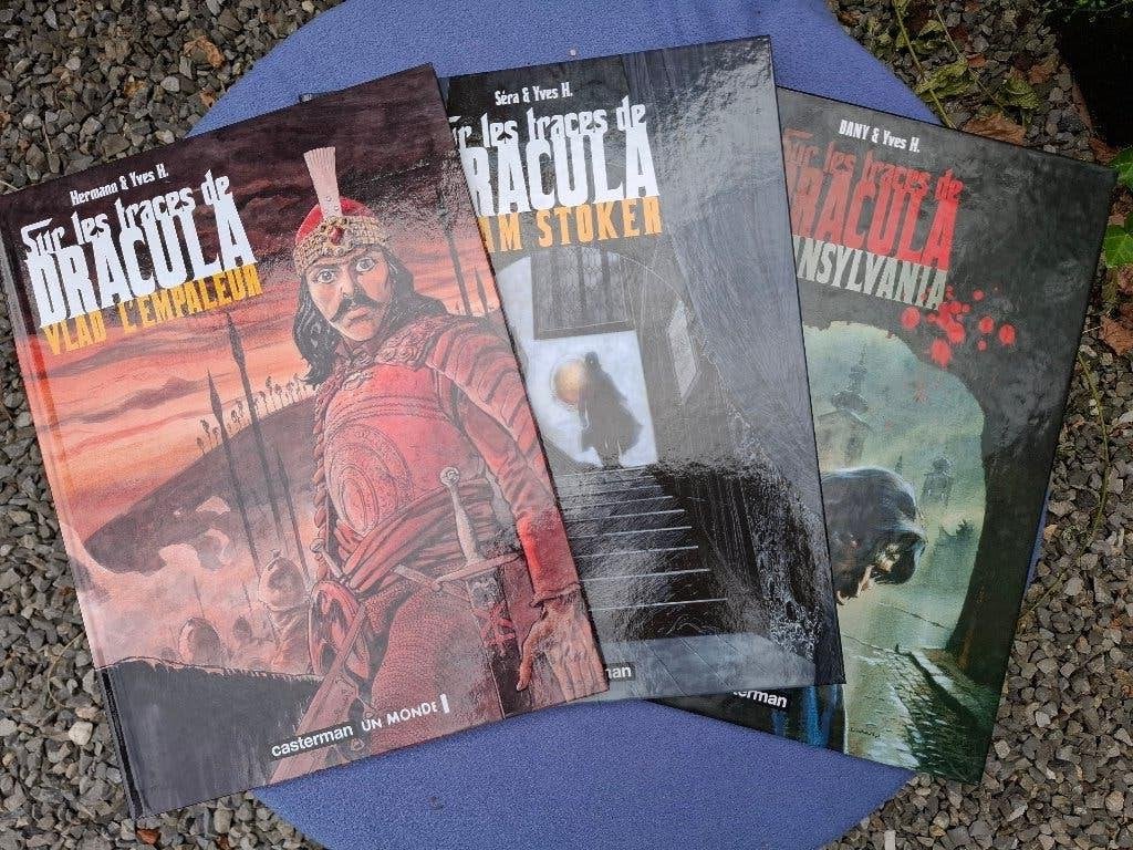 SUR LES TRACES DE DRACULA TOMES 1 à 3 SERIE COMPLETE EO, Série complète ou Série, Enlèvement ou Envoi, Comme neuf