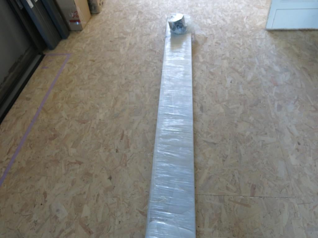 Zwart aluminium regenafvoer nieuw, Doe-het-zelf en Bouw, Buizen en Afvoer, Ophalen, Nieuw, Aluminium