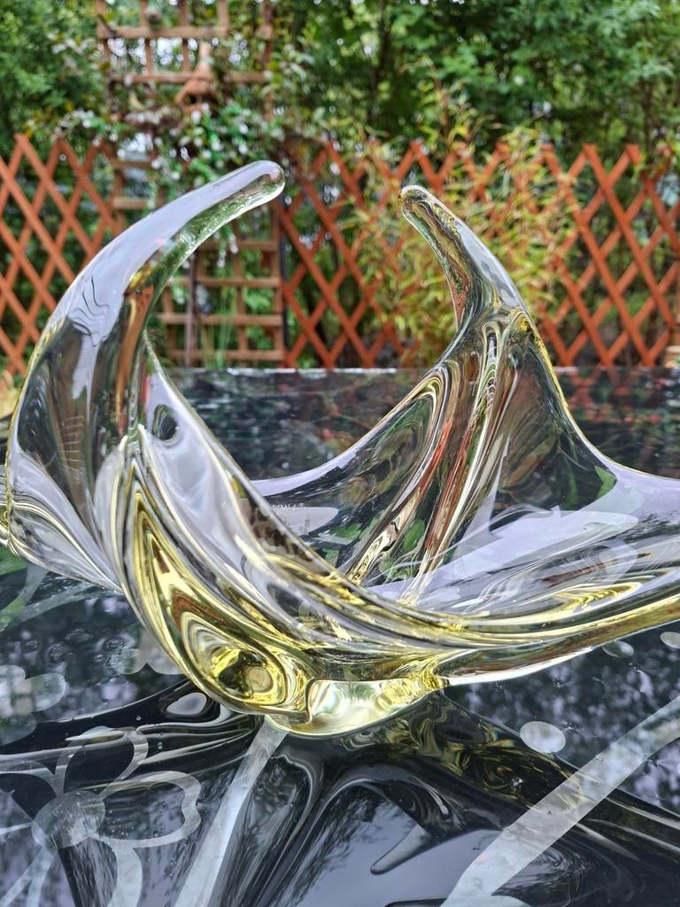 Sierkom geel, glas, Ophalen of Verzenden