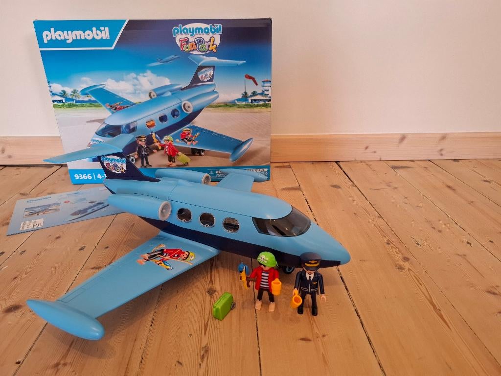 Playmobil vliegtuig Funpark, Ophalen, Zo goed als nieuw, Complete set