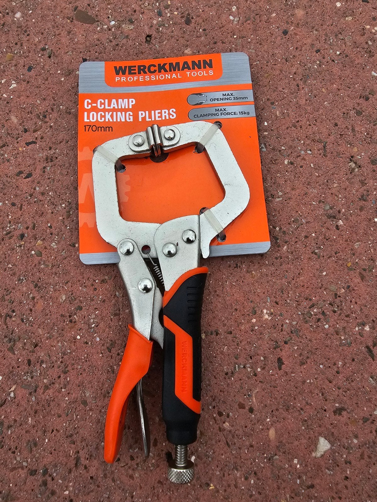 C klem griptang metaal klemt 15kg, Ophalen
