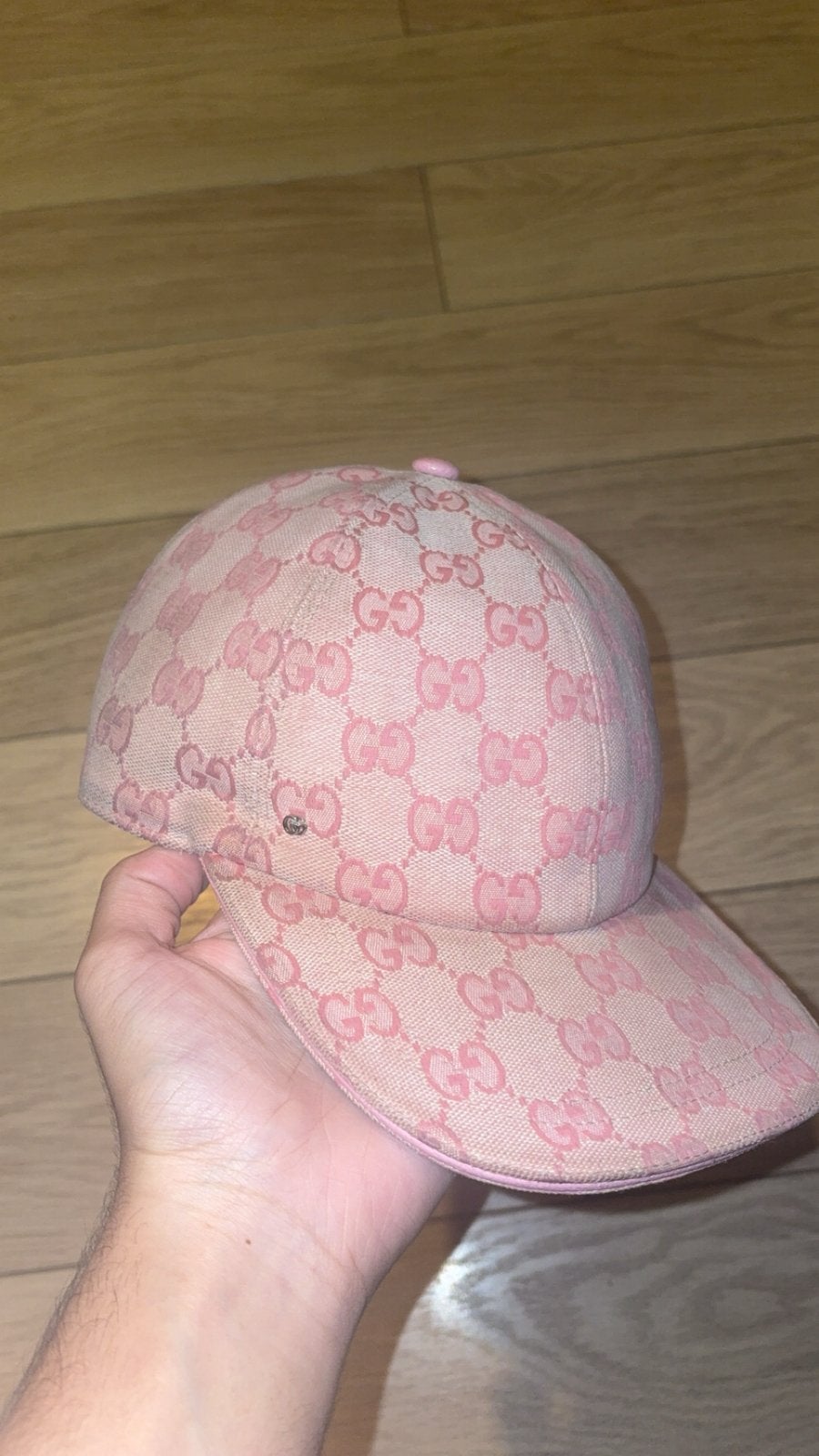 Casquette gucci dubai rose 1.1 taille L, Enlèvement ou Envoi, Comme neuf, Casquette