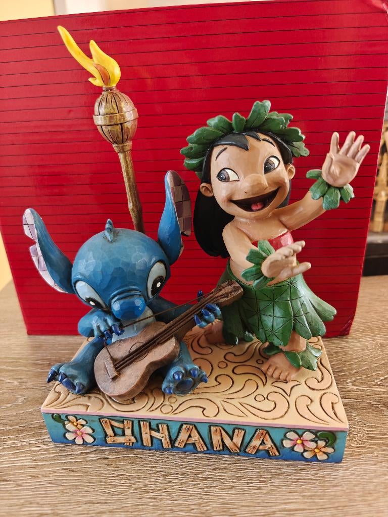 Lilo en stitch beeld, Ophalen of Verzenden, Overige figuren, Zo goed als nieuw, Beeldje of Figuurtje