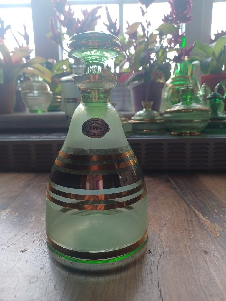 Booms Glas Karaf met Stop - De Rupel jaren 50, Antiek en Kunst, Verzenden