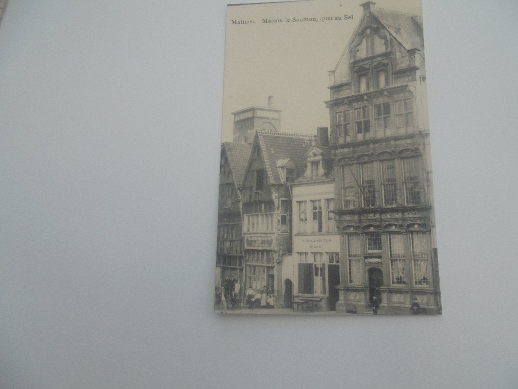 mechelen- zoutkaai huis van saumon, Verzenden, 1920 tot 1940, Ongelopen, Antwerpen