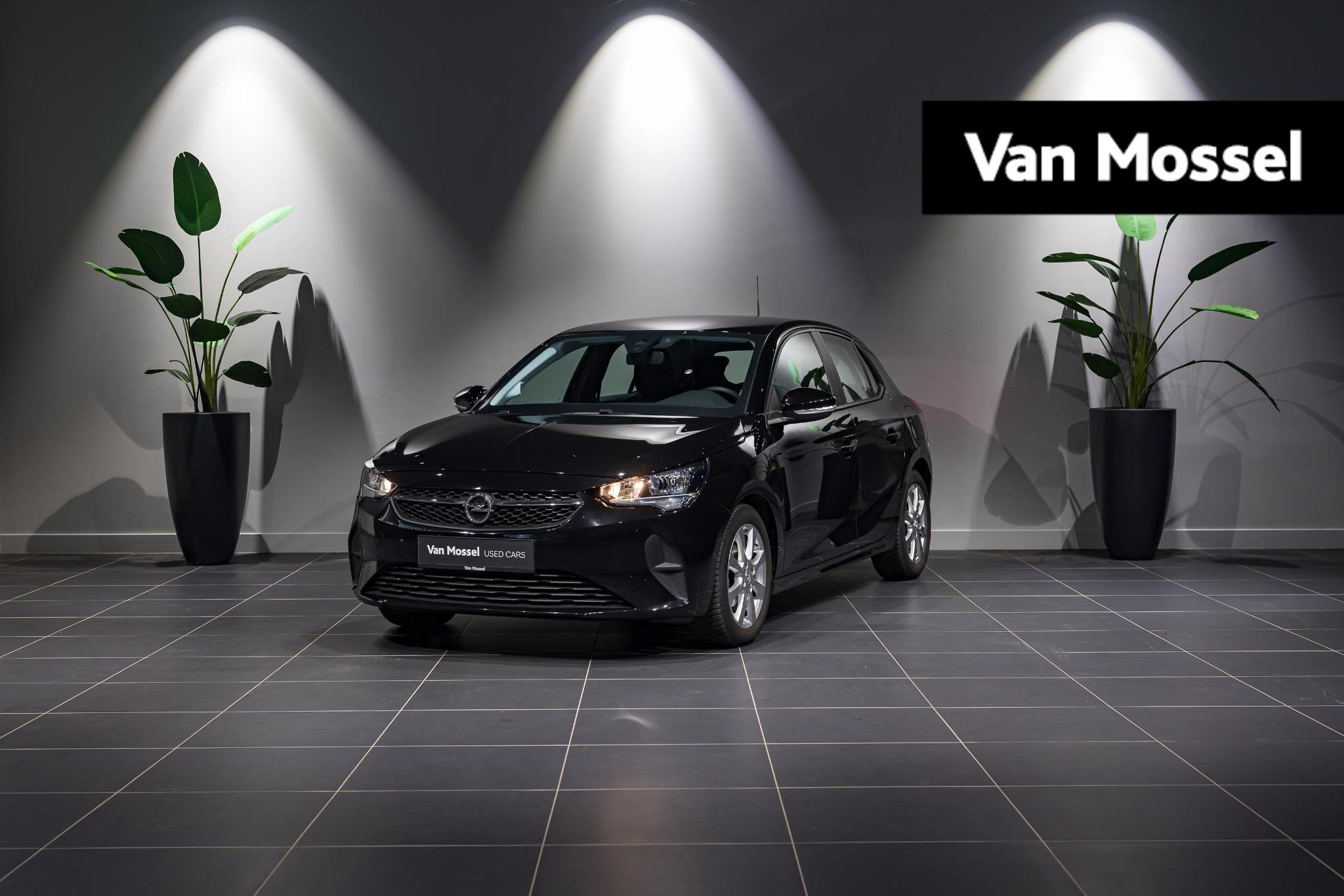 Opel Corsa 1.2 55kW S/S, Auto's, Voorwielaandrijving, Start-stop-systeem, Stof, Zwart