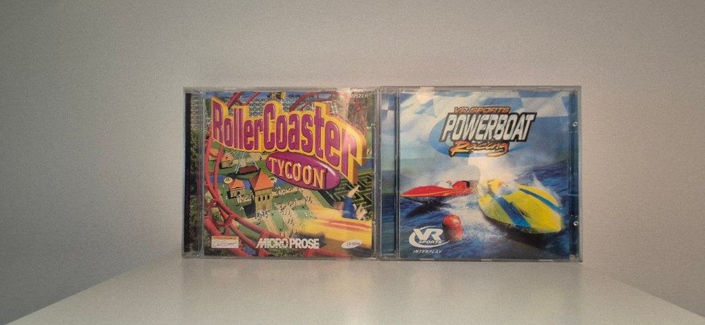 Retro PC Games Duo (RC Tycoon + VR Sports Powerboat Racing), Ophalen of Verzenden, Gebruikt, Vanaf 3 jaar