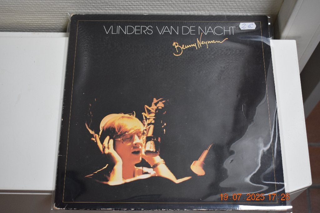 LP : Benny Neyman - Vlinders van de Nacht, Cd's en Dvd's, Beschermende buitenhoes, Ophalen of Verzenden, Gebruikt, LP
