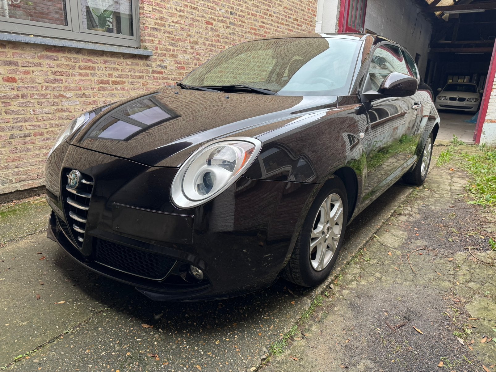 Alfa Romeo Mito 1.3 diesel bj 2010km 77.781 euro5 mooie auto, Auto's, Voorwielaandrijving, Euro 5, Stof, Zwart