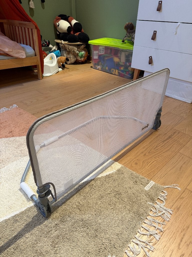Safety 1st bedrail - grijs 90 cm, Ophalen, Overige materialen, Overige typen, Zo goed als nieuw