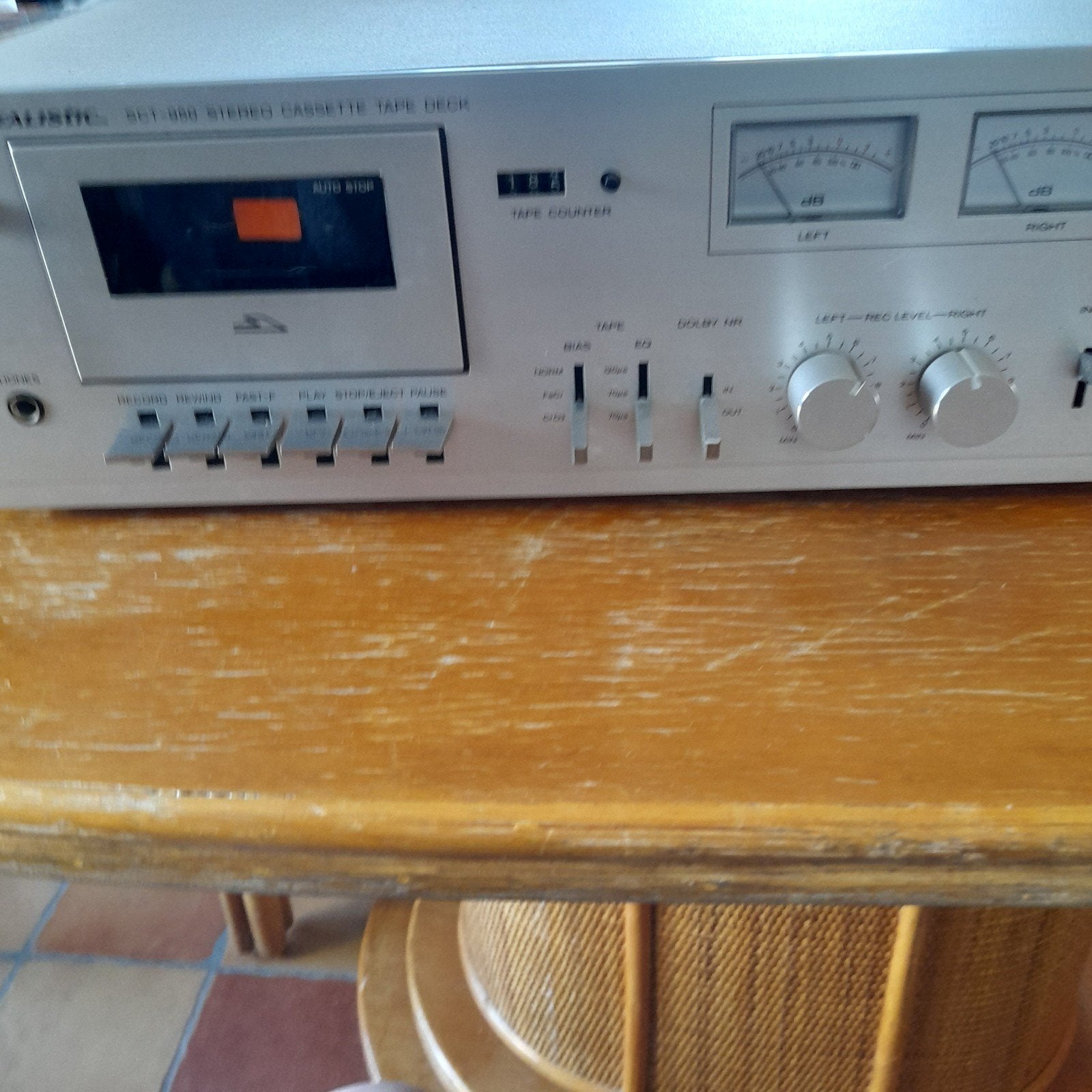 deck-cassette Realistic, Audio, Tv en Foto, Ophalen, Enkel, Overige merken