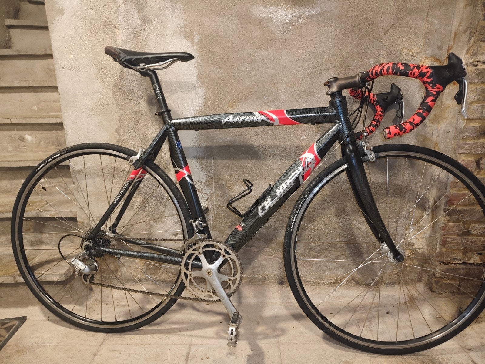 Te koop | Olimpia Arrow look carbon maat 53 campagnolo, Ophalen of Verzenden, Carbon, Gazelle