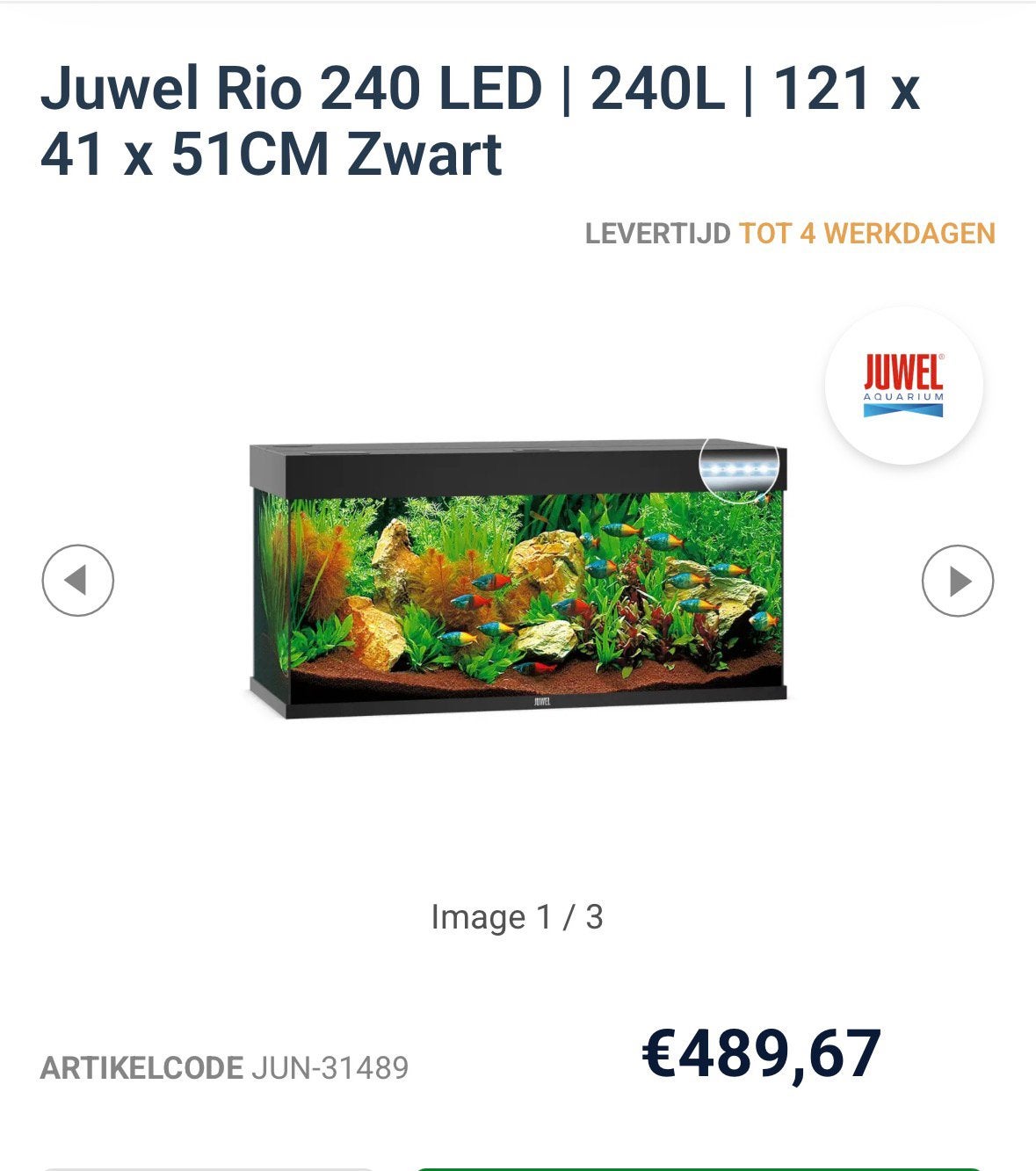 Aquarium gloednieuw met gebroken bodemplaat, Dieren en Toebehoren, Ophalen, Zo goed als nieuw