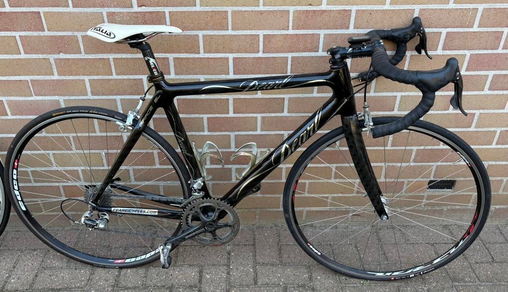 Koersfiets Pearl grace SL  en 2 extra wielen, Ophalen, Gebruikt