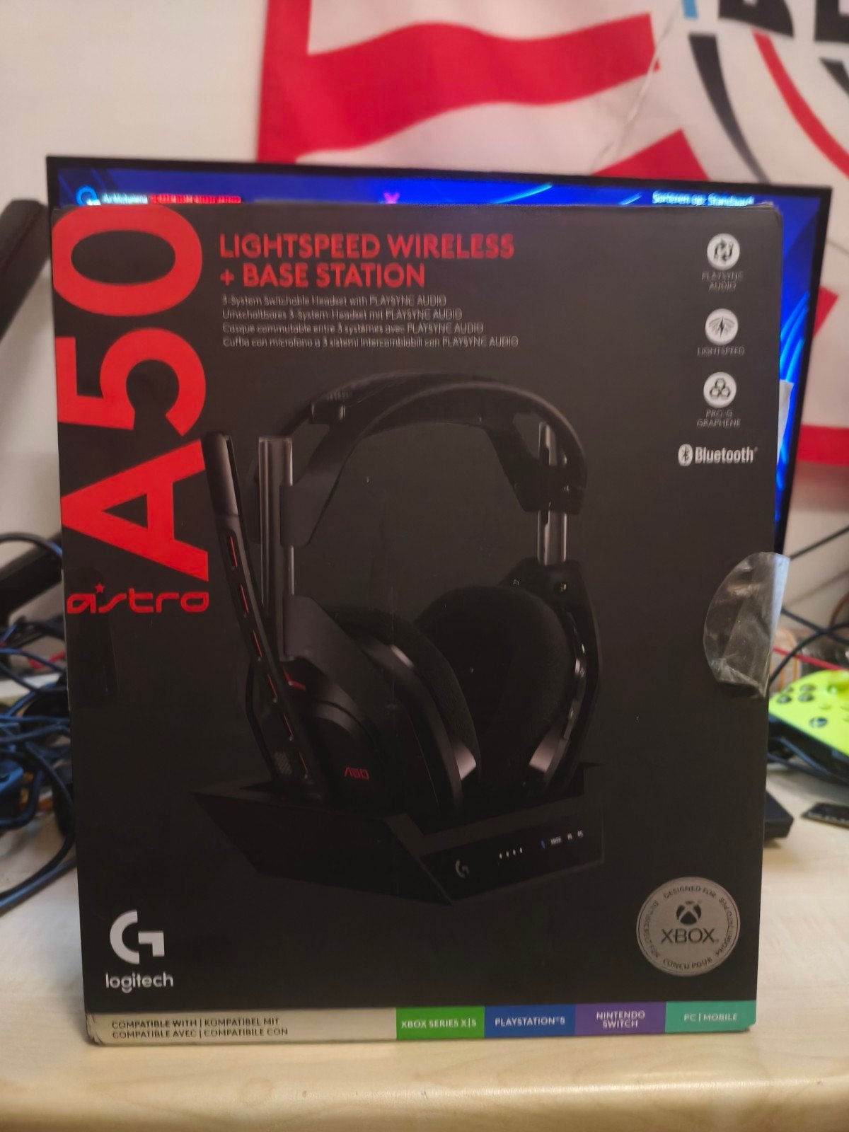 Casque sans fil Astro A50 Lightspeed avec station de base, Enlèvement ou Envoi, Casque gamer, Logitech, Comme neuf