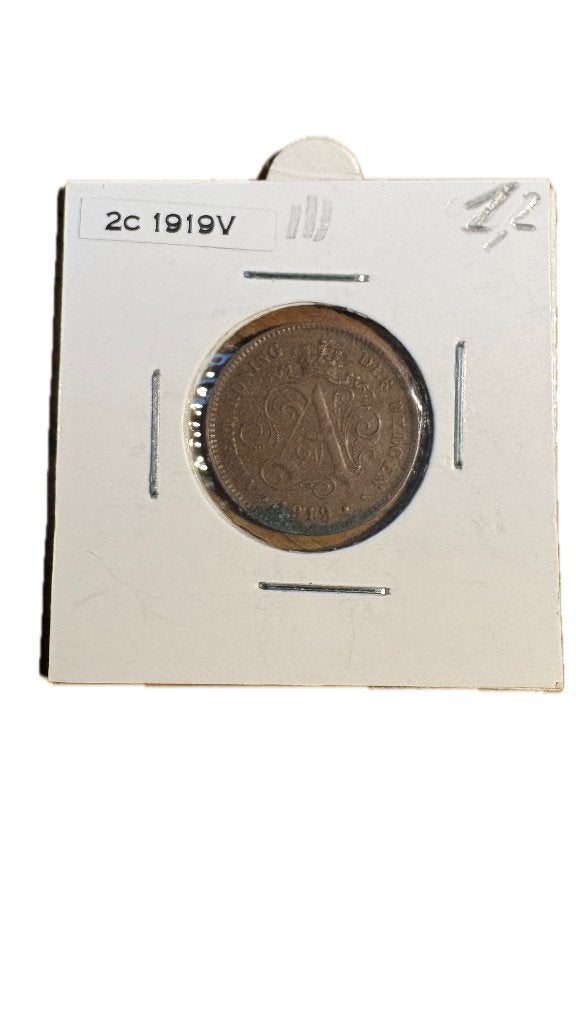 ALBERT I : 2 CENTIMES 1919V (3), Enlèvement ou Envoi