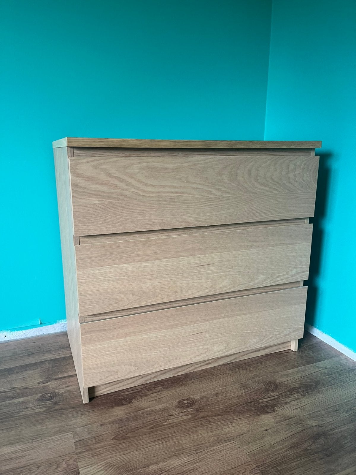 MALM ladekast, Ophalen, 50 tot 100 cm, Zo goed als nieuw, 3 of 4 laden