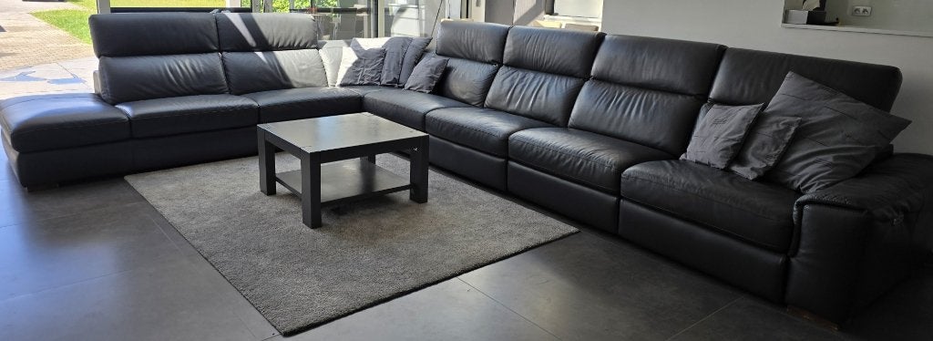 Lederen Hoeksalon, Enlèvement, Utilisé, Cuir, Modern