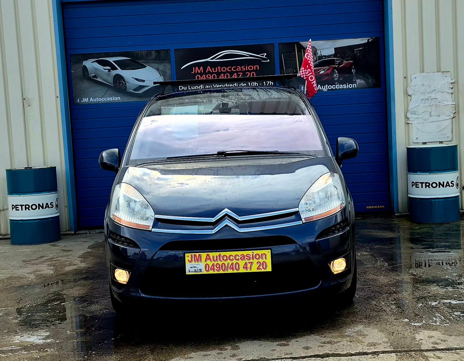 Citroën c4 Picasso 1.6 essence, Auto's, Citroën, Voorwielaandrijving, Dealer onderhouden, Zwart, 4 cilinders