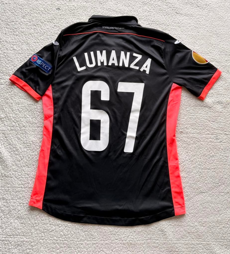 Standard Liege 14/15 match shirt Uefa Lumanza, Ophalen of Verzenden, Zo goed als nieuw, Shirt