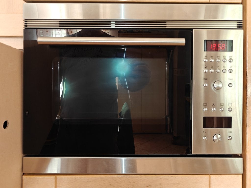 Inox inbouwoven Siemens HF879, Elektronische apparatuur, Ovens, Gebruikt, Inbouw, Oven, Siemens, 45 tot 50 cm, 60 cm of meer, Hete lucht