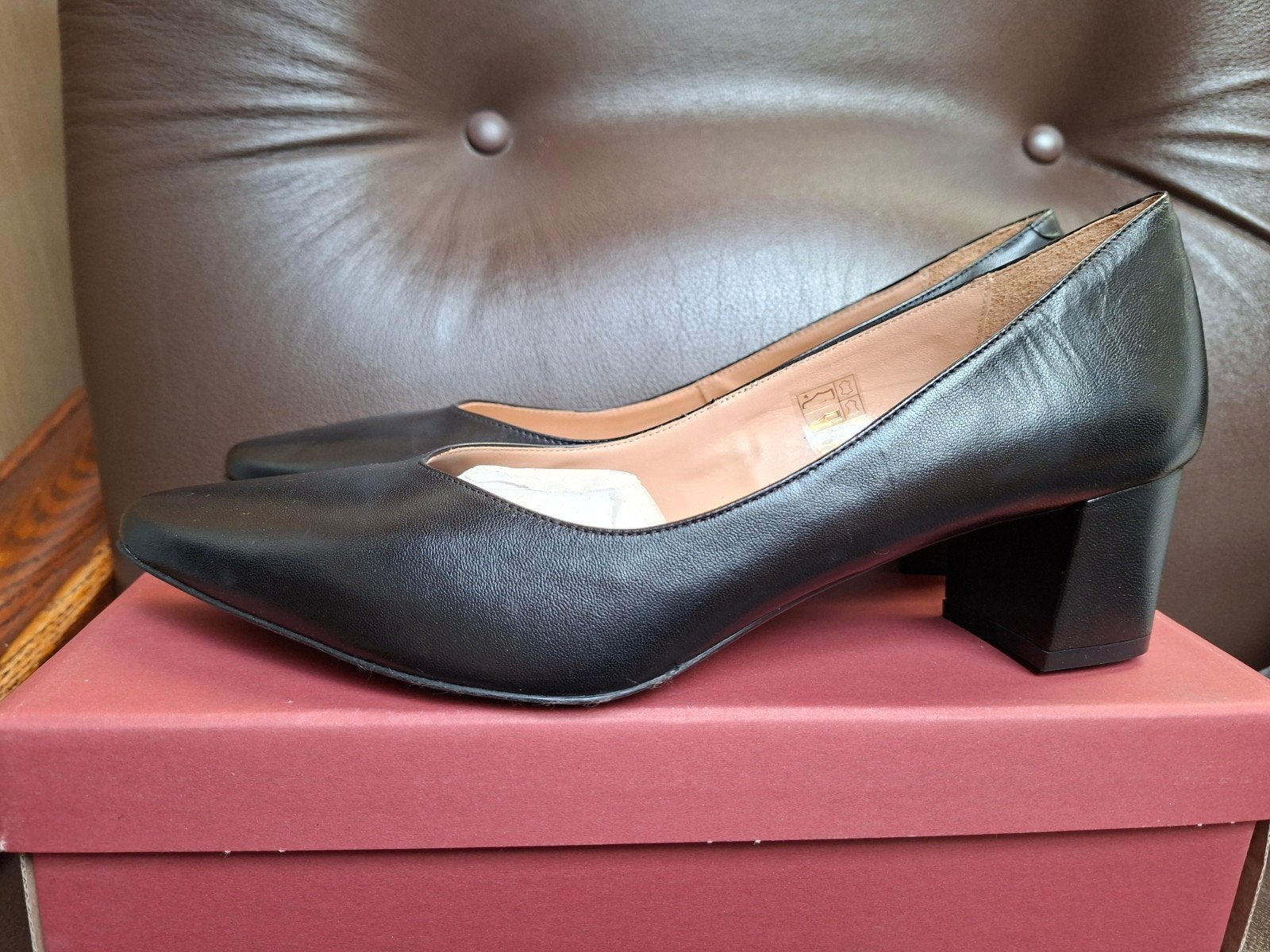 Escarpin noir. P.40. Neuf, Ophalen, Pumps, Zwart, Laura di sarpi