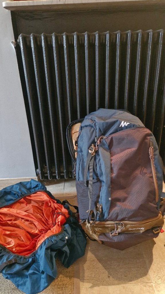 Sac à dos de 70 litres en parfait état, Enlèvement, Comme neuf, Sac à dos