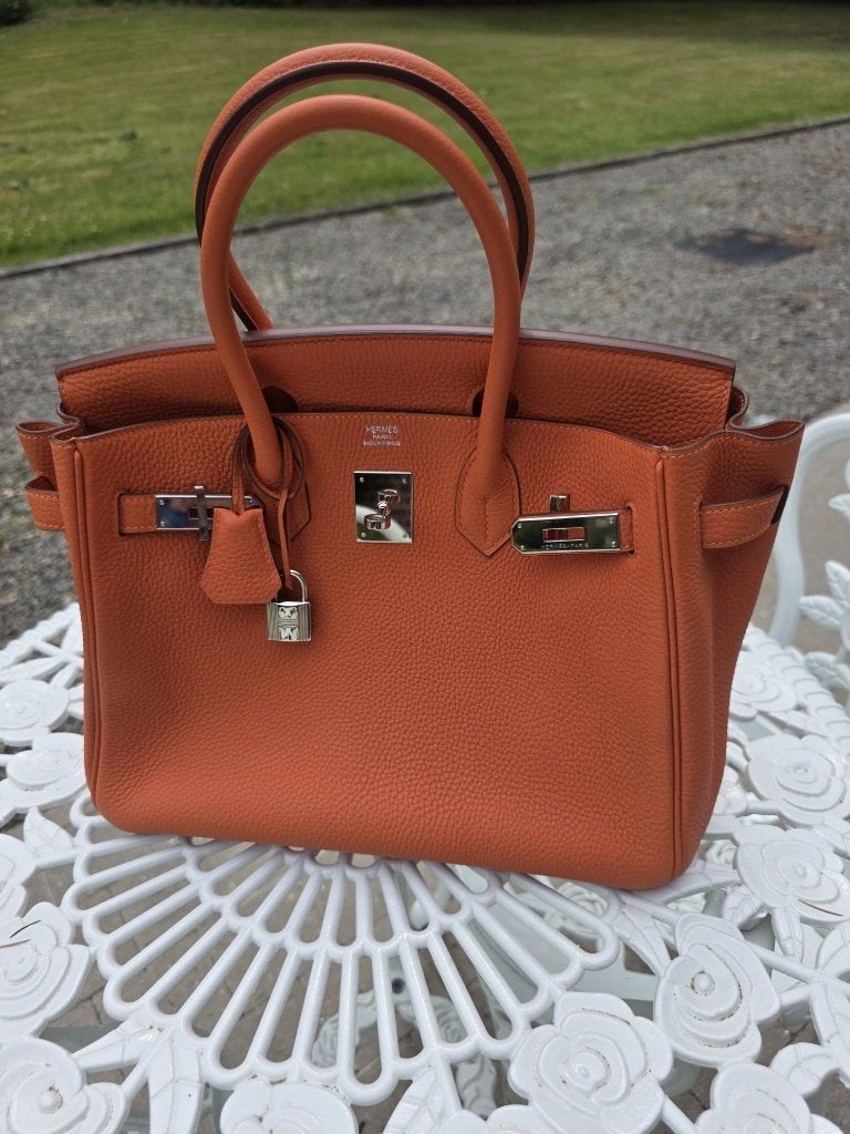 Hermes, Enlèvement ou Envoi, Comme neuf, Orange, Sac à main