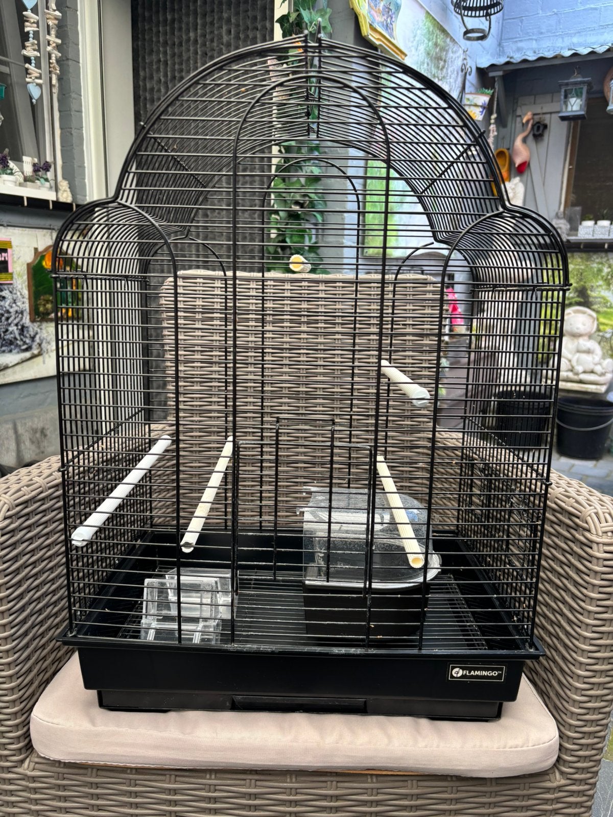 Cage à oiseaux, Animaux & Accessoires, Oiseaux | Cages & Volières, Enlèvement, Comme neuf, Métal, Cage à oiseaux