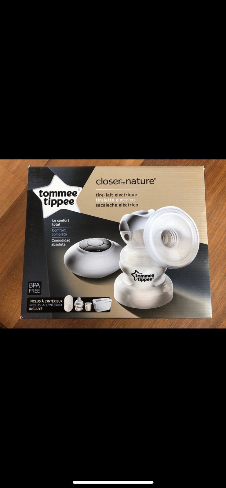 Tomme Tippee elektrische borstkolf, Ophalen, Zo goed als nieuw, BPA-vrij, Borstkolf