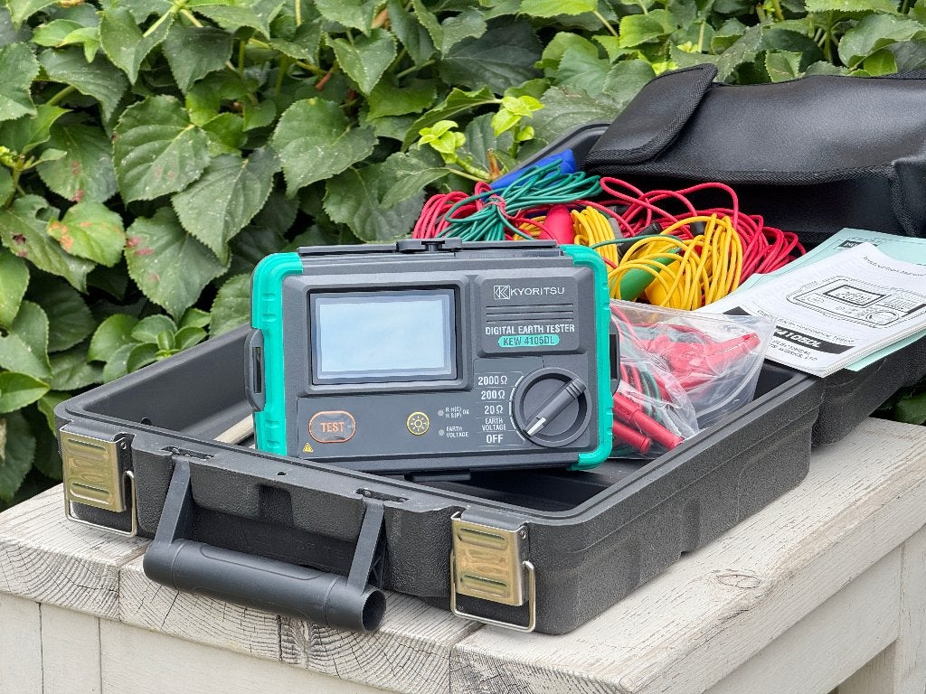 Kyoritsu 4105DL Aardingsmeter Kit, Doe-het-zelf en Bouw, Ophalen, Zo goed als nieuw, Accessoires