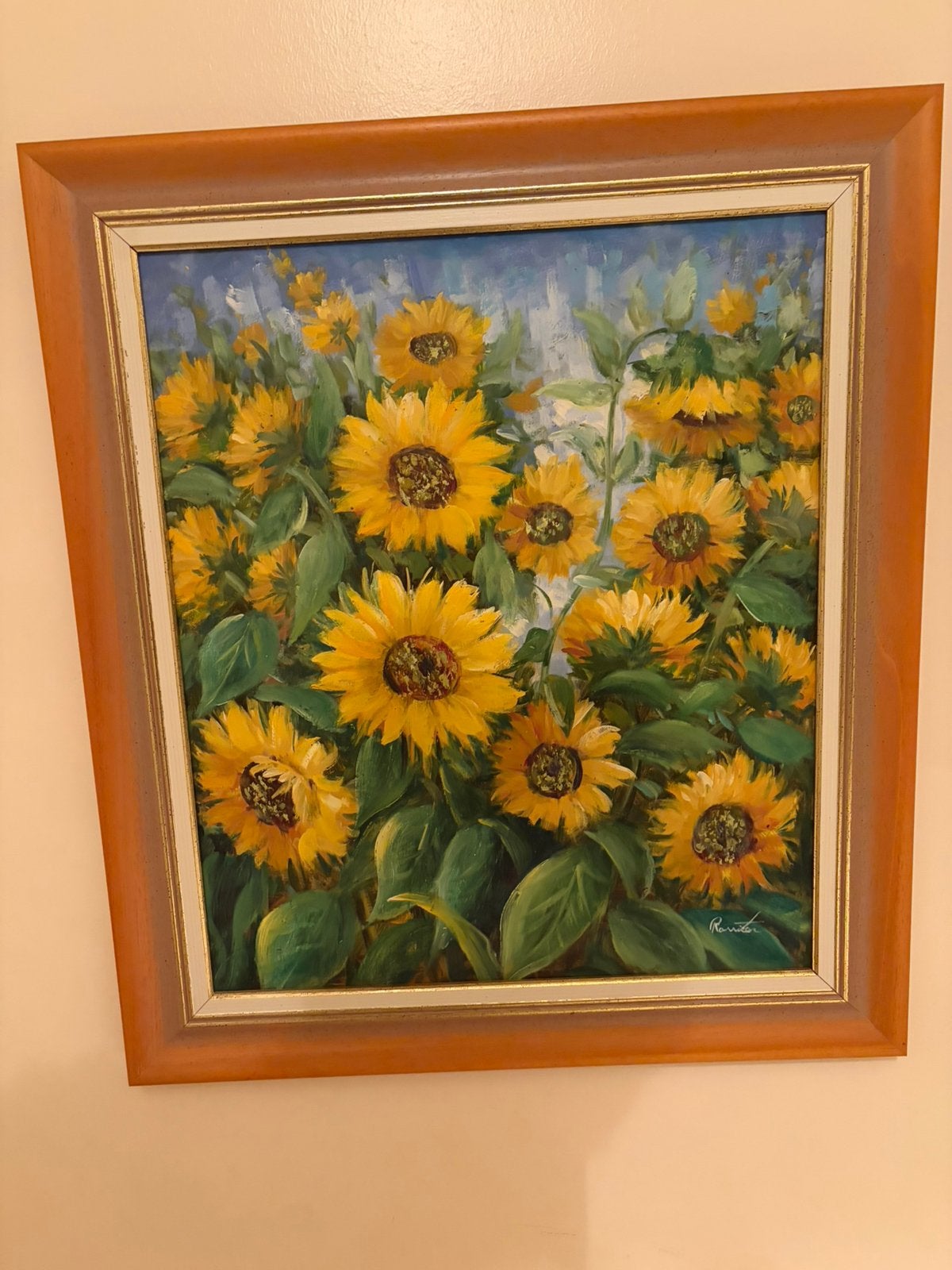Tableau peinture sur toile, Enlèvement