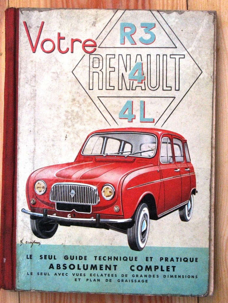 Guide technique RENAULT 3 et 4 (premiers modèles), Enlèvement ou Envoi
