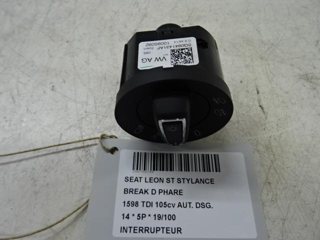 SCHAKELAAR Seat Leon ST (5FF) (5Q0941431AF), Gebruikt, Seat
