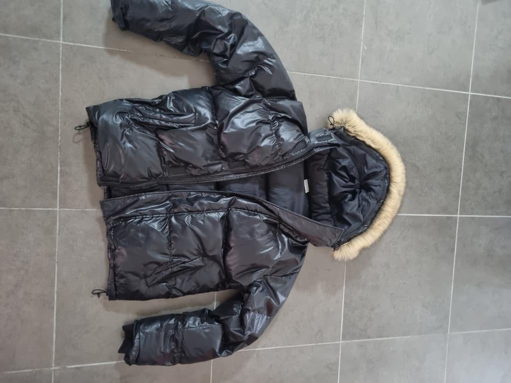 Jas, Ophalen of Verzenden, Zo goed als nieuw, Maat 48/50 (M), Zwart