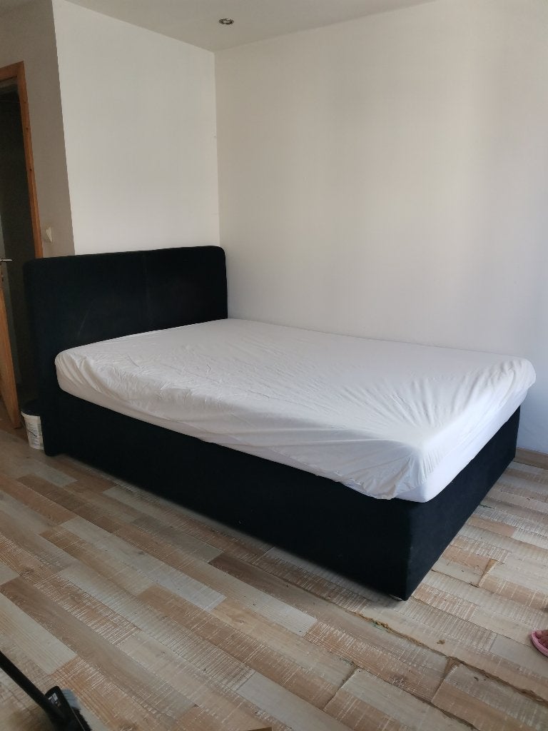 Lit gratuit, Maison & Meubles, Tissu, 140 cm, Enlèvement, Utilisé