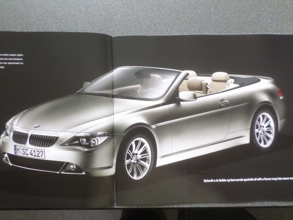 Brochure sur la BMW 645 CSI Cabriolet, Enlèvement ou Envoi, BMW