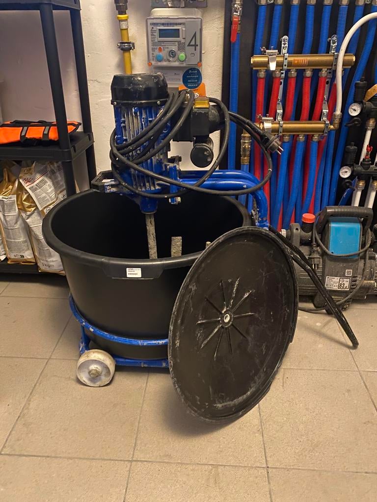 Mortelmixer / kuipmenger, Doe-het-zelf en Bouw, Ophalen, Gebruikt