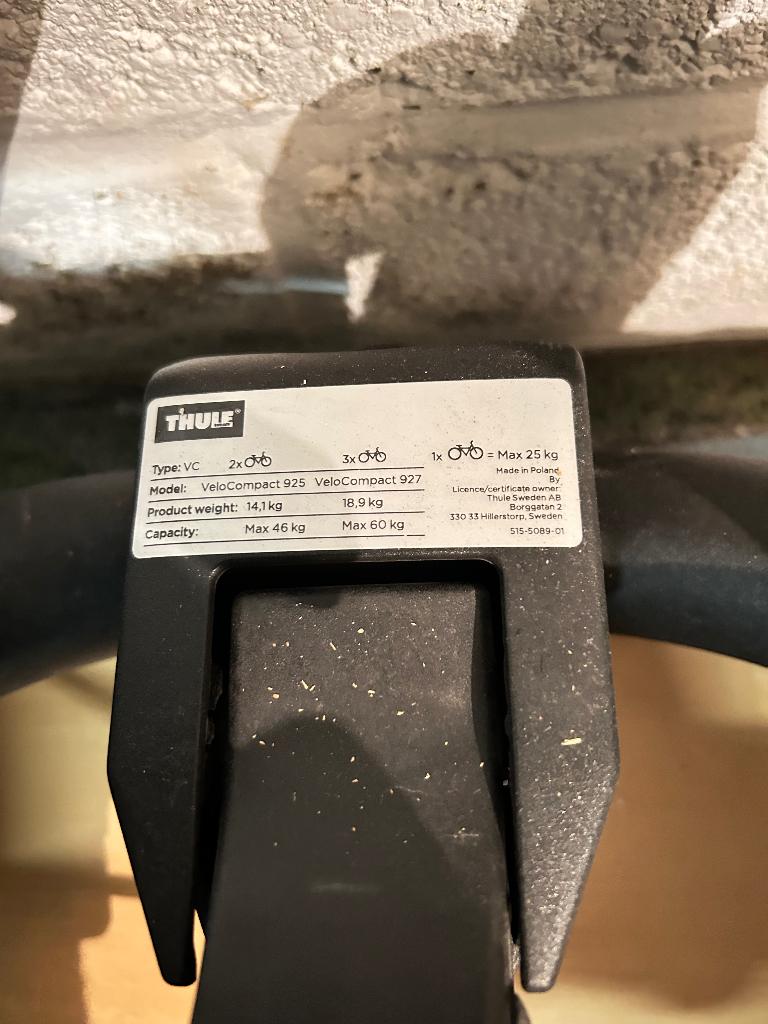 Fietsendrager, Ophalen, Gebruikt, Elektrische fiets, 2 fietsen