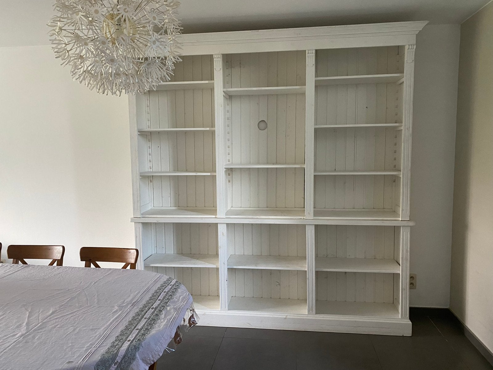 Bibliotheque bois blanc, 25 à 50 cm, 200 cm ou plus, Avec tablette(s), Comme neuf