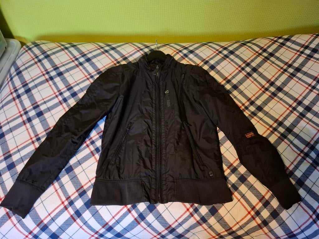 Zwarte zomerjas G-Star, Ophalen, G Star RAW, Zwart, Gedragen