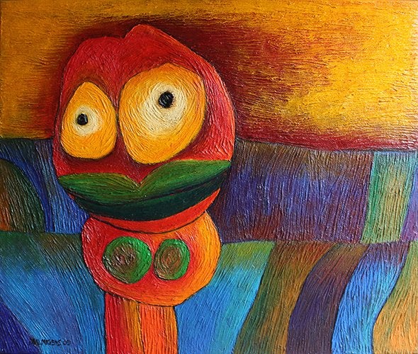 Groot schilderij KLEINE PRIJS 399, Ophalen