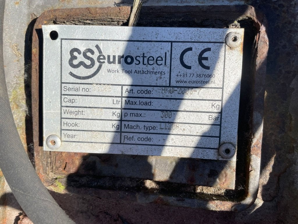 Eurosteel HKO-2003-7 Snelwissel Wiellader  SYSTEEM 2000, Enlèvement, Utilisé