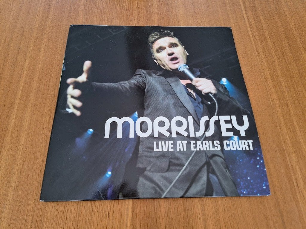 2LP - MORRISSEY - Live At Earls Court, CD & DVD, Vinyles | Rock, Utilisé, Double LP, Pochette gatefold, Avec pochette intérieure