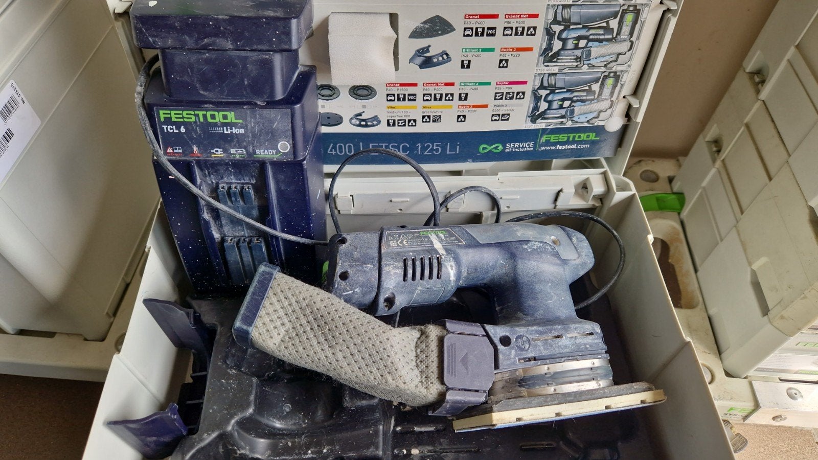 festool schuurmachine rtsc400 set, Doe-het-zelf en Bouw, Ophalen of Verzenden