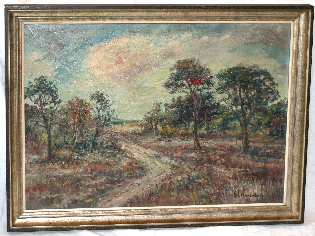 A. Zwanenberg (1888-1969) Schilderij olie op doek, Antiek en Kunst, Kunst | Schilderijen | Klassiek, Doek, Ophalen of Verzenden