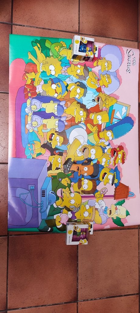 De originele poster van The Simpsons, Deurposter of groter, Rechthoekig Liggend, Nieuw, Ophalen of Verzenden