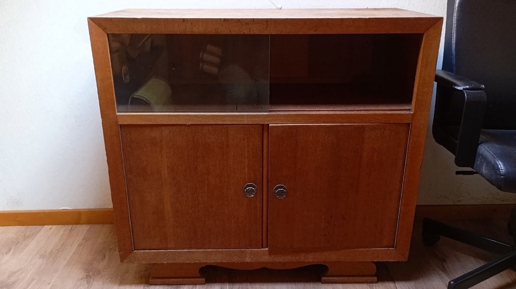 Meuble bar vitré, Maison & Meubles, 25 à 50 cm, Avec porte(s), Enlèvement, Utilisé