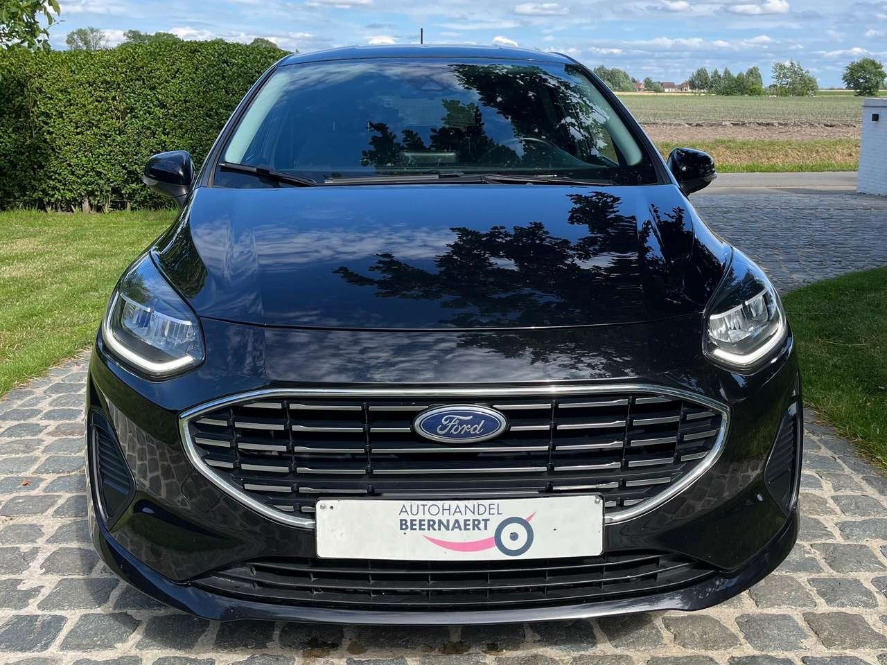 Ford Fiesta 1.0 EcoBoost Titanium/1eignr/79290km/Carplay/Pd, Auto's, Ford, 0 kg, Zwart, 0 kg, Zwart