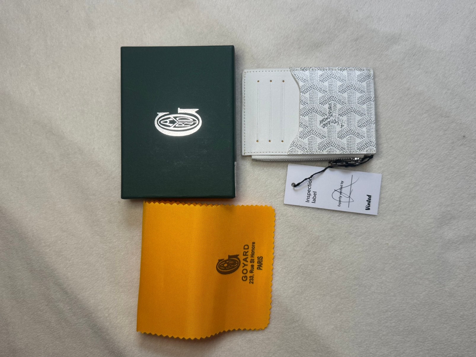 Portefeuille Goyard - copie, Bijoux, Sacs & Beauté, Neuf, Autres marques, Blanc, Cuir